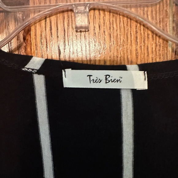 Gorgeous black and cream duster/cardigan - Picture 3 of 6